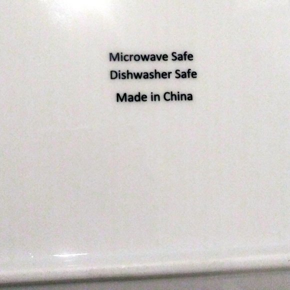 White Rim Square Stoneware Plates, Desser Plates, Bread Plates, Fruit Plates - Picture 8 of 12